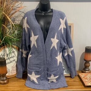 Sincerely Jules Blue Star Cardigan